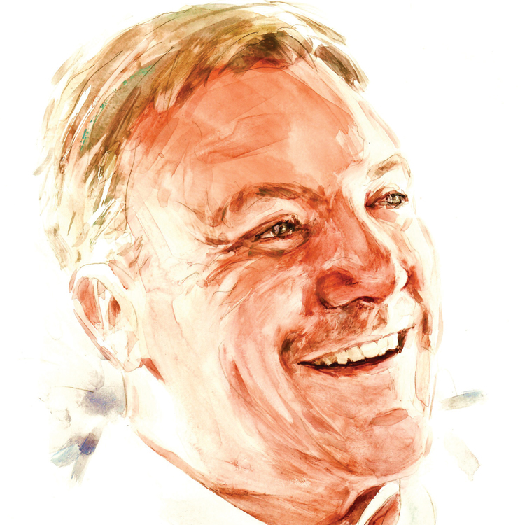 Ed Balls (illustration by Philip Bannister)