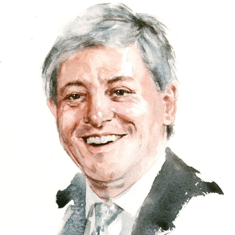 John Bercow (portrait by Philip Bannister)