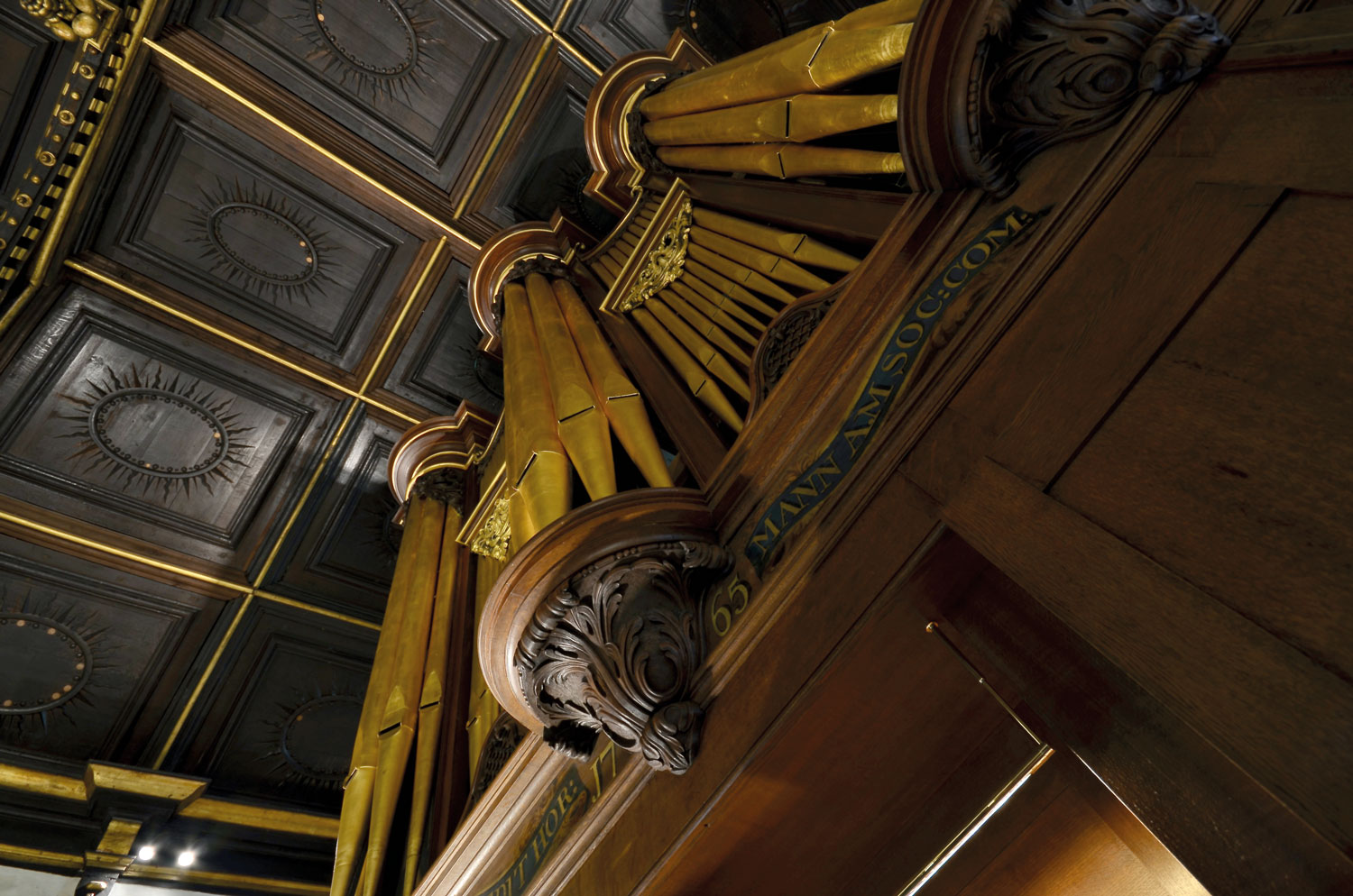 The original organ case by John Snetzler (1765) (photo: Chris Bragg)